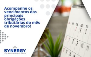 Acompanhe Os Vencimentos Synergy - Contabilidade em São Paulo -SP | Synergy Contabilidade Inteligente