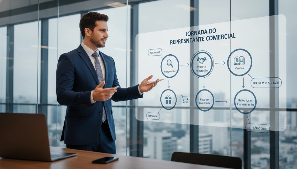 trabalhar como representante comercial