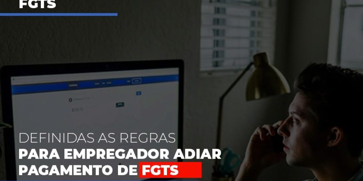 Definidas As Regas Para Empregador Adiar Pagamento De Fgts Notícias E Artigos Contábeis - Contabilidade em São Paulo -SP | Synergy Contabilidade Inteligente