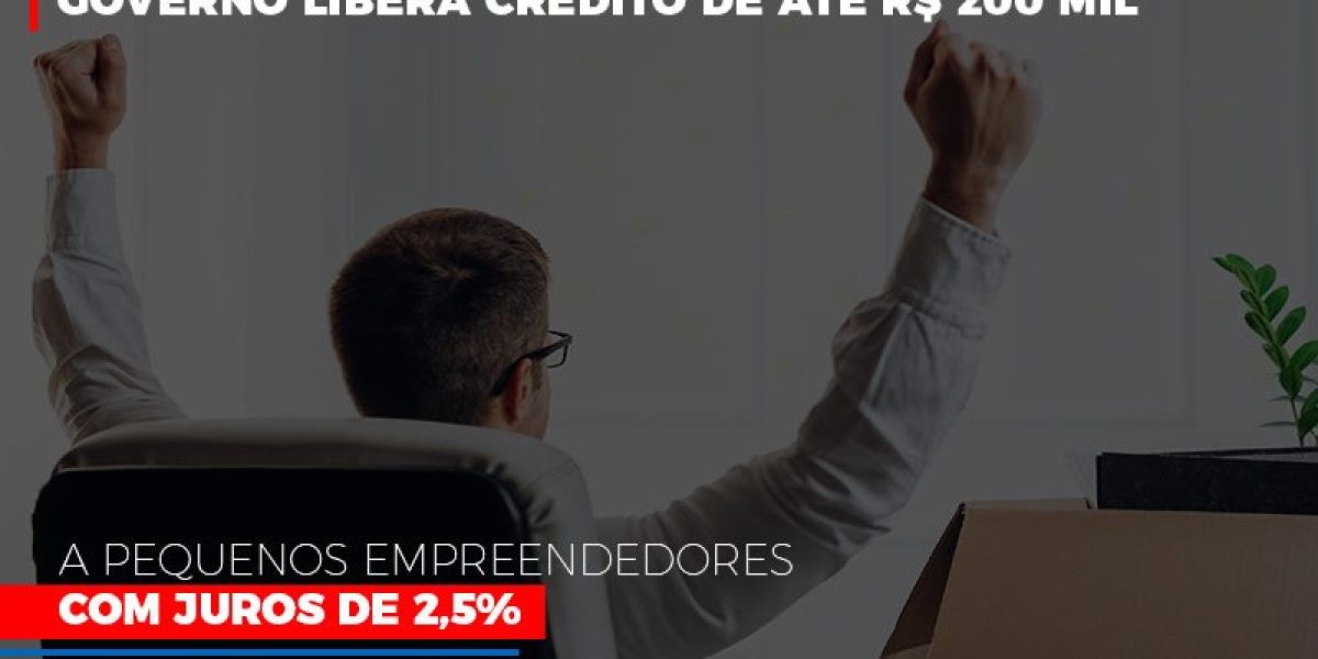 Governo Libera Credito De Ate 200 Mil A Pequenos Empreendedores Com Juros Notícias E Artigos Contábeis - Contabilidade em São Paulo -SP | Synergy Contabilidade Inteligente
