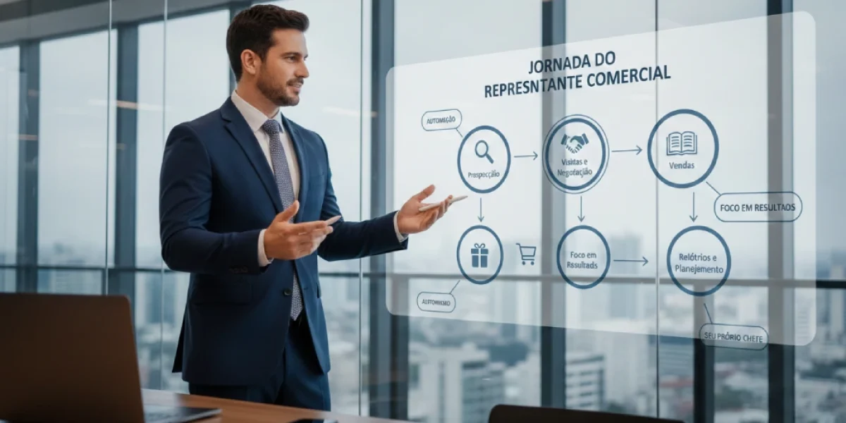 trabalhar como representante comercial